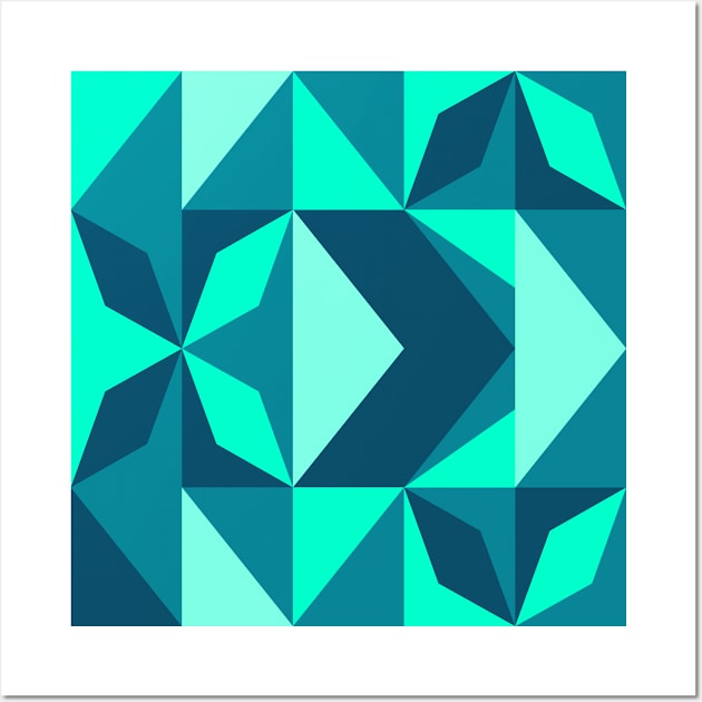 Seamless geometric pattern Wall Art by Rdxart